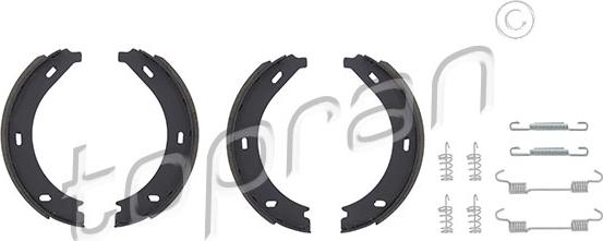 Topran 401 021 - Brake Shoe Set, parking brake autospares.lv