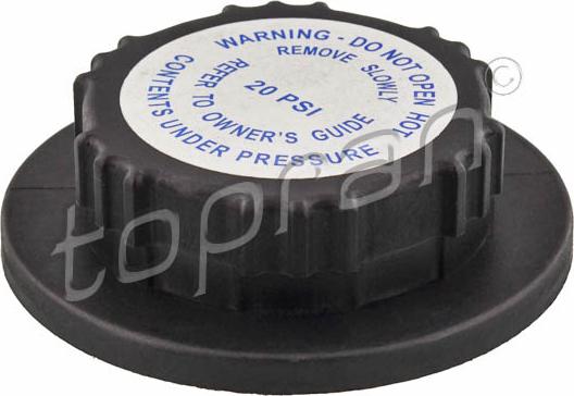 Topran 401 866 - Sealing Cap, coolant tank autospares.lv