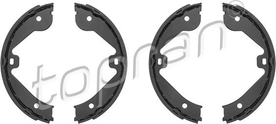 Topran 401 837 - Brake Shoe Set, parking brake autospares.lv