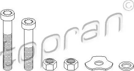 Topran 401 778 - Suspension Kit autospares.lv