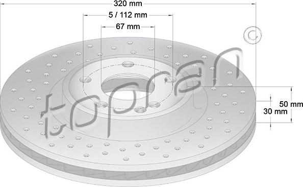 Topran 408 931 - Brake Disc autospares.lv