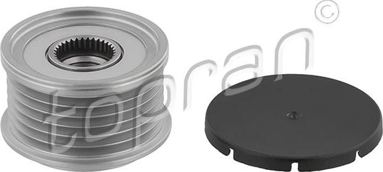 Topran 408 392 - Pulley, alternator, freewheel clutch autospares.lv