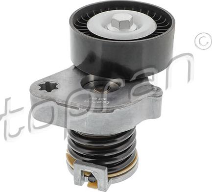 Topran 407 857 - Belt Tensioner, v-ribbed belt autospares.lv