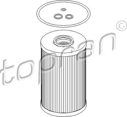 Topran 500 920 - Oil Filter autospares.lv