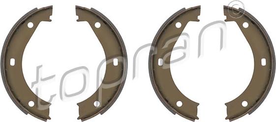 Topran 500 976 - Brake Shoe Set, parking brake autospares.lv