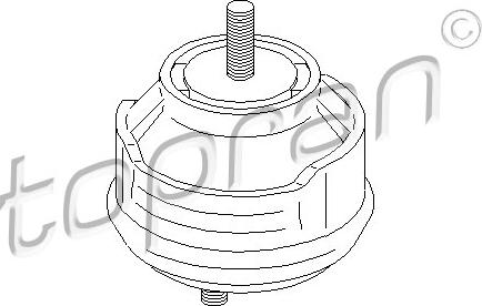 Topran 500 278 - Holder, engine mounting autospares.lv