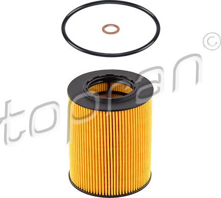 Topran 500 734 - Oil Filter autospares.lv