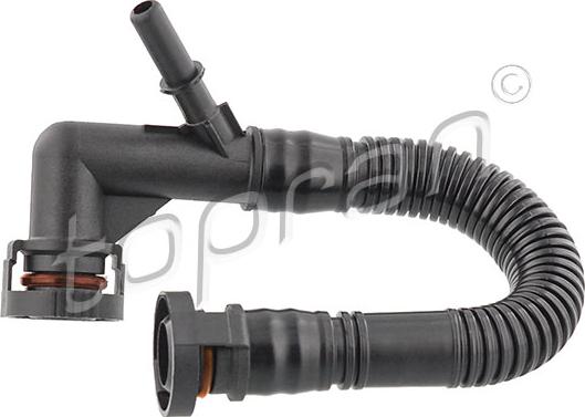 Topran 501 417 - Hose, cylinder head cover breather autospares.lv