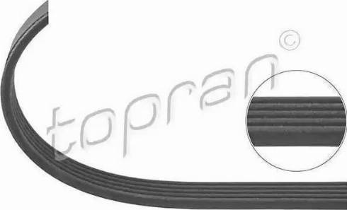 Topran 500 677 - V-Ribbed Belt autospares.lv