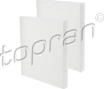 Topran 501 647 - Filter, interior air autospares.lv