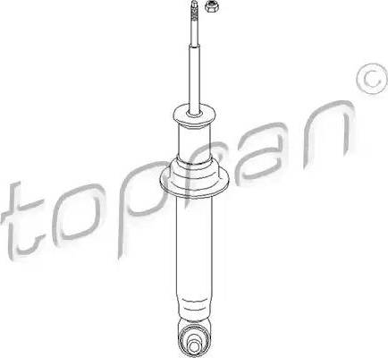 Topran 501 635 - Shock Absorber autospares.lv