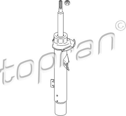 Topran 501 629 - Shock Absorber autospares.lv