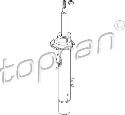 Topran 501 628 - Shock Absorber autospares.lv