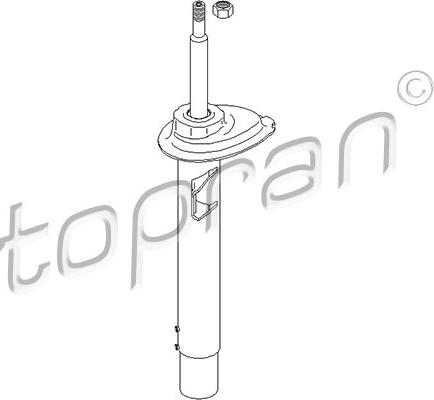 Topran 501 627 - Shock Absorber autospares.lv
