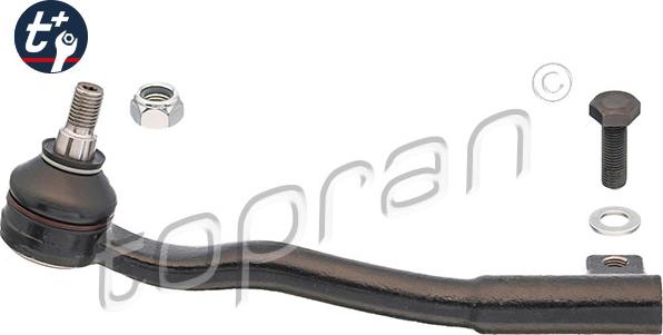 Topran 501 007 - Tie Rod End autospares.lv