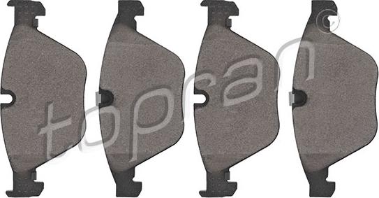 Topran 502 961 - Brake Pad Set, disc brake autospares.lv