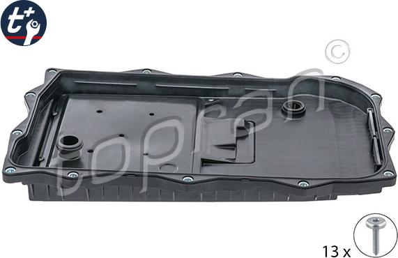 Topran 502 152 - Oil sump, automatic transmission autospares.lv