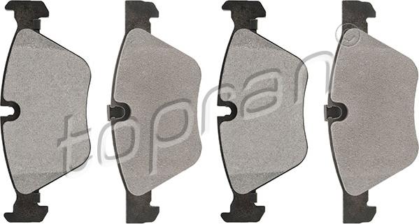 Topran 502 290 - Brake Pad Set, disc brake autospares.lv