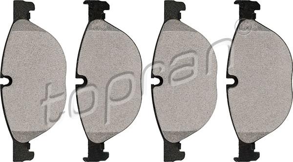 Topran 502 237 - Brake Pad Set, disc brake autospares.lv