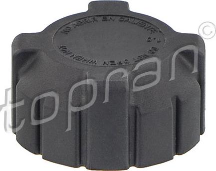 Topran 600 434 - Sealing Cap, coolant tank autospares.lv