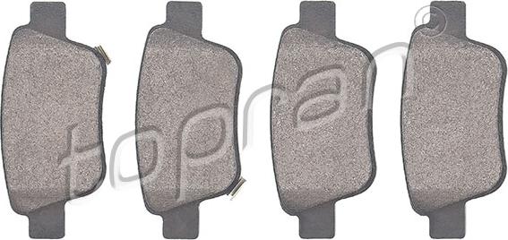 Topran 600 597 - Brake Pad Set, disc brake autospares.lv