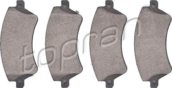 Topran 600 606 - Brake Pad Set, disc brake autospares.lv