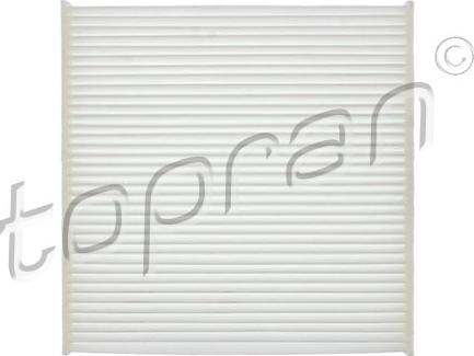 Topran 600 041 - Filter, interior air autospares.lv