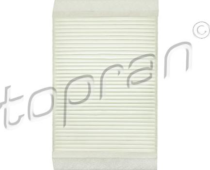 Topran 600 087 - Filter, interior air autospares.lv