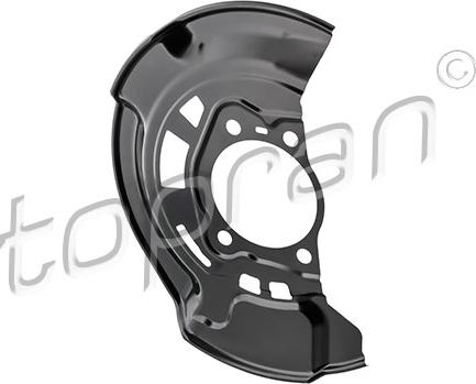 Topran 601 303 - Splash Panel, guard, brake disc autospares.lv