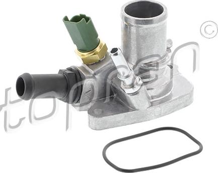 Topran 630 327 - Coolant thermostat / housing autospares.lv