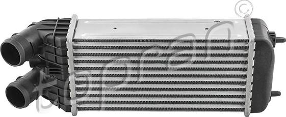 Topran 629 102 - Intercooler, charger autospares.lv