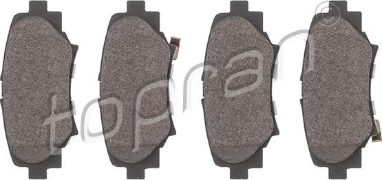 Topran 624 526 - Brake Pad Set, disc brake autospares.lv