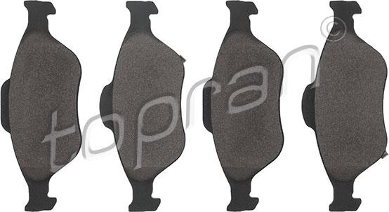 Topran 624 520 - Brake Pad Set, disc brake autospares.lv