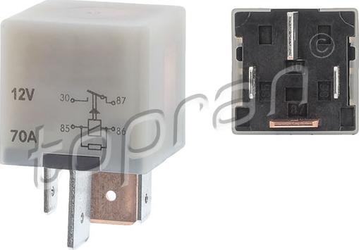 Topran 109 544 - Relay, main current autospares.lv