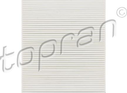 Topran 109 044 - Filter, interior air autospares.lv