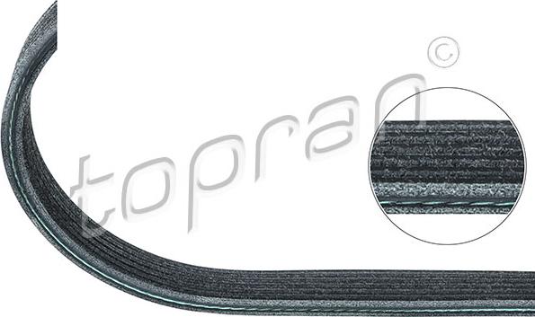 Topran 109 865 - V-Ribbed Belt autospares.lv