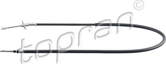 Topran 109 810 - Cable, parking brake autospares.lv