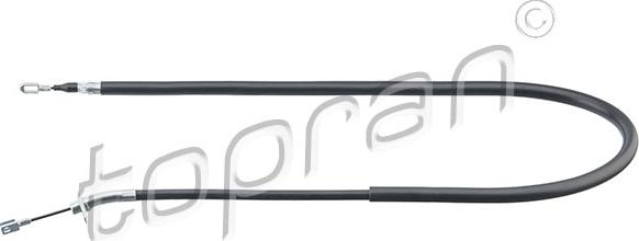 Topran 109 811 - Cable, parking brake autospares.lv