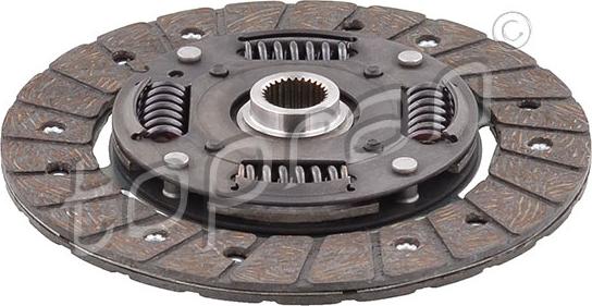 Topran 109 257 - Clutch Disc autospares.lv