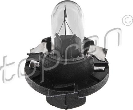 Topran 104 366 - Bulb, instrument lighting autospares.lv