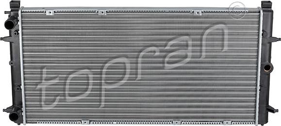 Topran 105 746 - Radiator, engine cooling autospares.lv