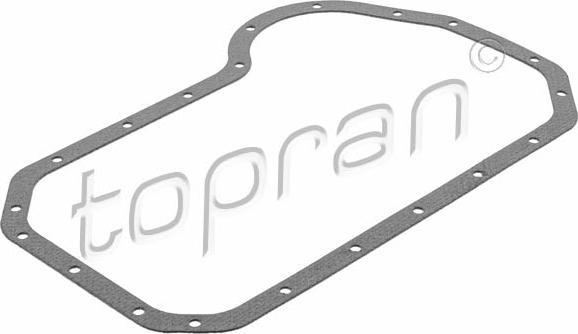 Topran 100 293 - Gasket, oil sump autospares.lv