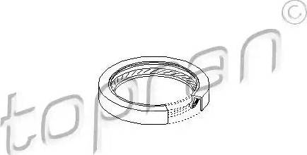 Topran 101 489 - Shaft Seal, crankshaft autospares.lv