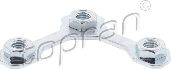 Topran 108 160 - Securing Plate, ball joint autospares.lv