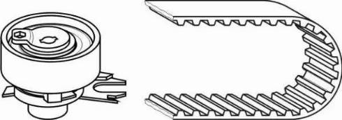 Topran 108 784 - Timing Belt Set autospares.lv