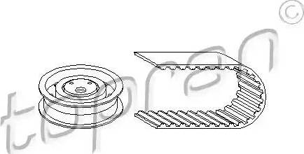 Topran 108 781 - Timing Belt Set autospares.lv