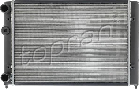 Topran 103 985 - Radiator, engine cooling autospares.lv