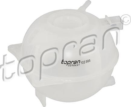 Topran 103 986 - Expansion Tank, coolant autospares.lv