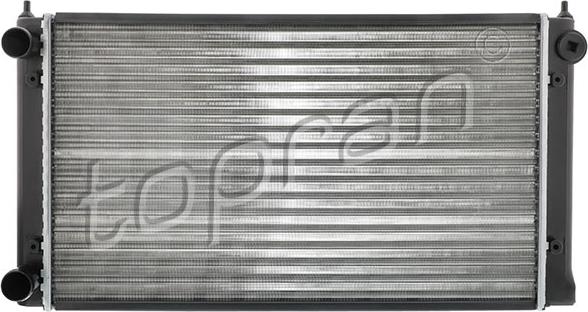 Topran 103 445 - Radiator, engine cooling autospares.lv