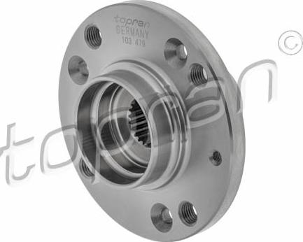 Topran 103 479 - Wheel Hub autospares.lv